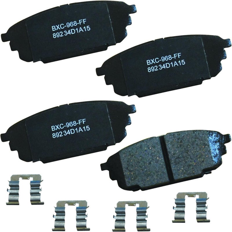Bendix Premium SBC892 Ceramic Rear Brake Pads for Mazda Protege 2003-2001, Protege5 2003-2002 - Image 1